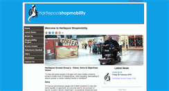 Desktop Screenshot of hartlepoolshopmobility.co.uk
